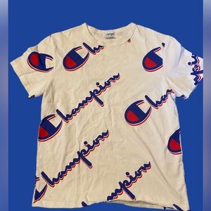 Champion logo shirt sleeve tee
